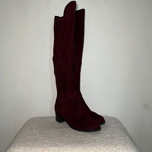 Unisa Size 6 1/2 Wine Knee High boots
